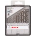 BOSCH 10-dielna súprava vrtákov do kovu HSS-G Robust Line, 135°, 1,5–6,5 mm 2607010538