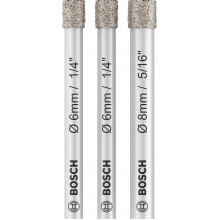 BOSCH Sada vrtákov PRO Ceramic dry, 6 x 66, 6 x 66, 8 x 66 mm, 3 ks 2607011626