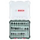 BOSCH Sada frézovacích bitov, 30 ks, zmiešané, 6 mm driek 2607017474