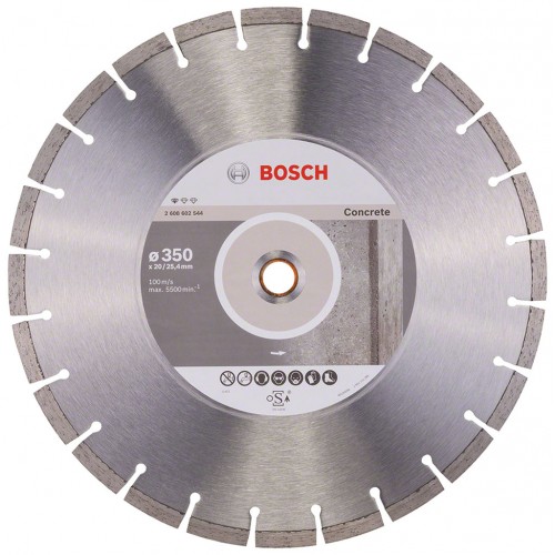 BOSCH Standard for Concrete Diamantový rezací kotúč 350x20mm 2608602544