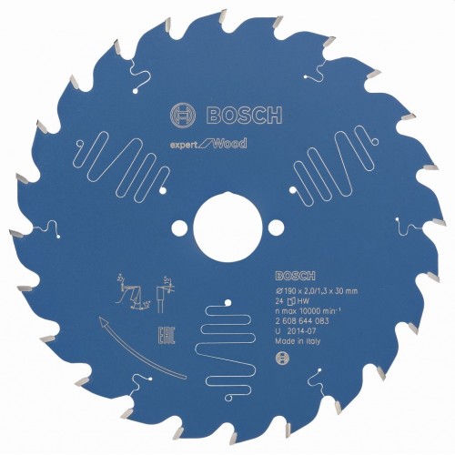 BOSCH Pílový kotúč Expert for Wood 190 x 30 x 2,0 mm, 24 2608644083