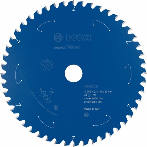 BOSCH Pílový kotúč pre akumulátorové píly Expert for Wood 254x2,1/1,6x30 T48 2608644686