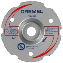 Dremel DSM20 Viacúčelový karbidový rezný kotúč 77 mm 2615S600JB