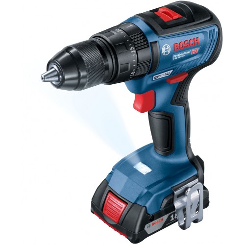 BOSCH GSB 18V-50 PROFESSIONAL Akumulátorový kombinovaný skrutkovač, L-CASE 06019H5103