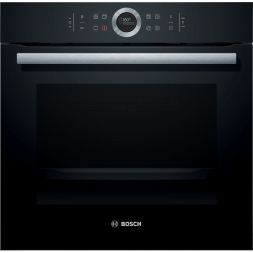BOSCH Séria 8 Zabudovateľná rúra na pečenie 60 x 60 cm čierna HBG675BB1