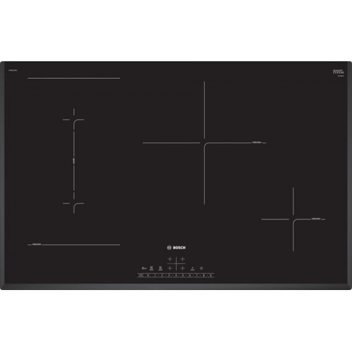 Bosch Serie 6, Indukční varná deska, 80 cm, černá, instalace na pracovní desku bez rámečku PVS851FB5E