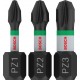 BOSCH Bit PRO PZ Impact, PZ1 × 25, PZ2 × 25, PZ3 × 25 mm, 3 ks 2608522471