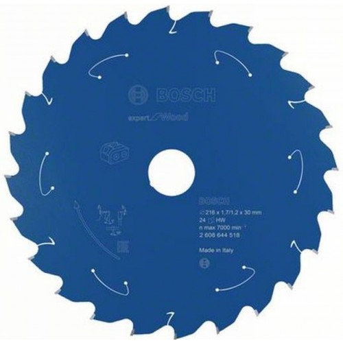 BOSCH Expert for Wood Pílový kotúč 216 × 1,7/1,2 × 30 T24, 2608644518