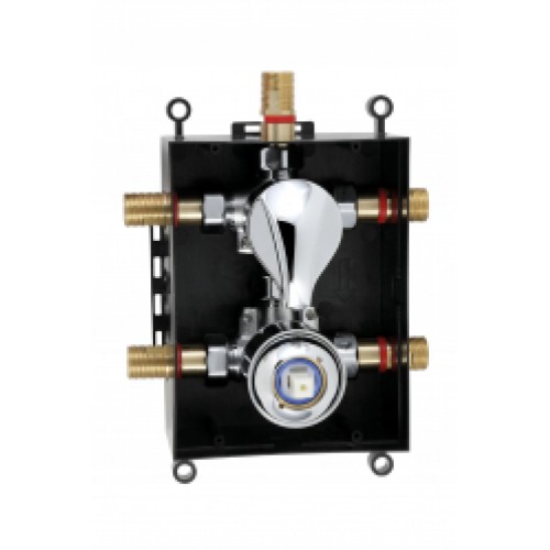 NOVASERVIS METALIA podomietková batéria s boxom chróm 3 vývody BOX052RX NOVASERVIS METALIA podomietková batéria s boxom chróm 3 vývody BOX052RX