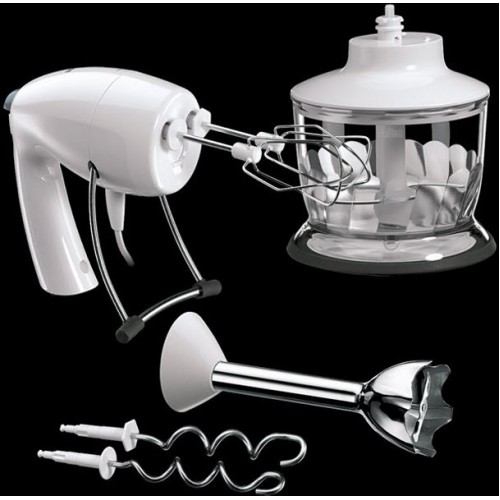 BRAUN Ručný šľahač Multiquick system M1050 4-in-1, biela 41001380 