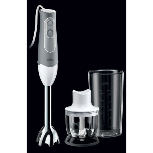 BRAUN Ponorný mixér Multiquick MQ 520 Pasta, sivá/biela 41001243