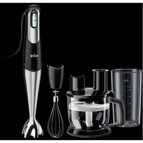 BRAUN Ponorný mixér Multiquick 7 MQ 775 Patisserie, čierna/nerez 41001251