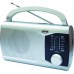 BRAVO B-6009 prenosné rádio strieborné 10210000