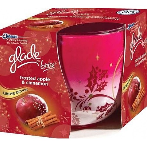 Glade by Brise Vonná sviečka škorica / jablko 120 g