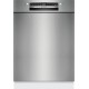 Bosch Séria 4 Podstavná umývačka riadu 60 cm, Brúsená oceľ SMU4HVS00E