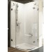 RAVAK Brilliant BSKK3-90 R štvrťkruhový sprchovací kút, chróm + transparent 3UP77A00Y1