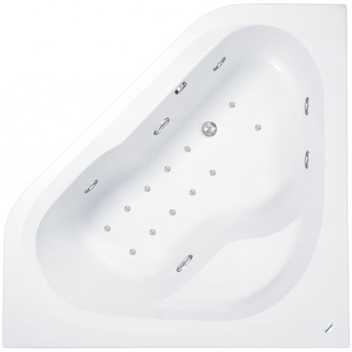 TEIKO Vaňa Capri rohová 135x135 cm - HTP systém ECO HYDRO V211135N04T03211