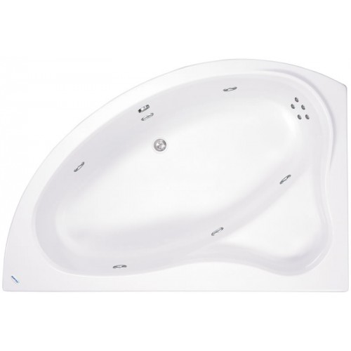 TEIKO Vaňa Cejlon L rohová 150x100 cm - HTP systém ECO AIR, ľavá V210150L04T02221