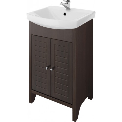 CERSANIT MOCCA skrinka pod umývadlo Carina 55, gaštan wenge S544-005-DSM CERSANIT MOCCA skrinka pod umývadlo Carina 55, gaštan wenge S544-005-DSM