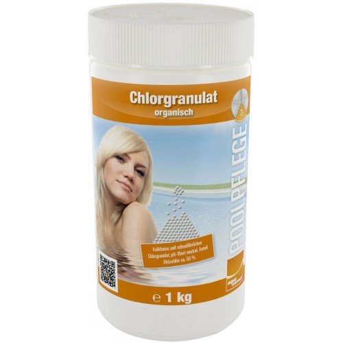 Bazénový chlórgranulát organický, 1 kg, 070100