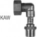 CLAGE Pripojovacie fiting KAW pre montáž pod omietku 2ks 4100-44087
