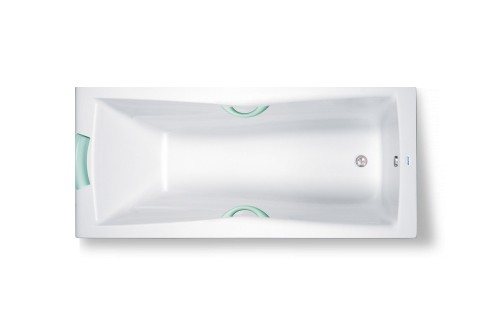 TEIKO Vaňa Columba obdĺžniková 170 x 75 cm, akrylátová, biela V112170N04T05001