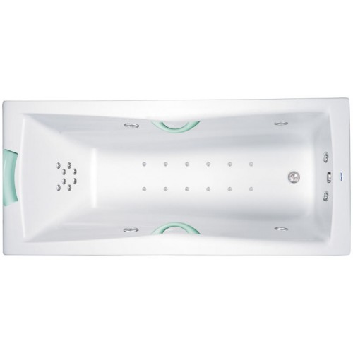 TEIKO Vaňa Columba obdĺžniková 190 x 90 cm - HTP systém DUO PNEU V212190N04T01041