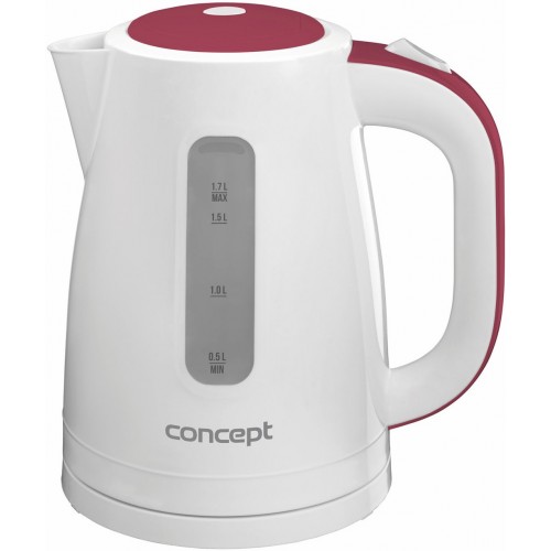 CONCEPT RK-2312 Rýchlovarná kanvica plastová 1,7 l Raspberry rk2312