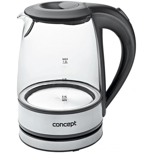 CONCEPT RK-4900 Rýchlovarná kanvica sklenená 1,2 l rk4900