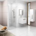 RAVAK CHROME CSD1-90 sprchové dvere, white+Transparent 0QV70100Z1