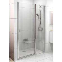 RAVAK CHROME CSD2-110 sprchové dvere, satin + Transparent 0QVDCU00Z1