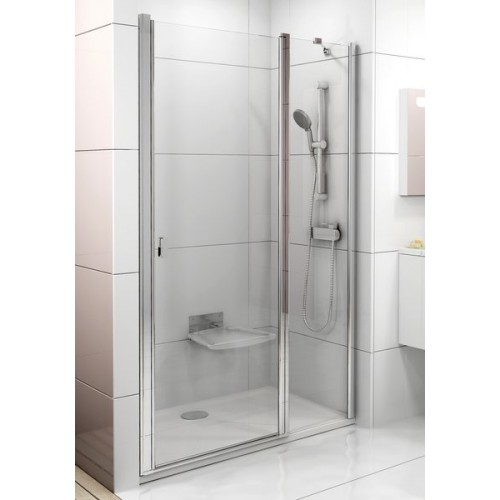 RAVAK CHROME CSD2-110 sprchové dvere, white + Transparent 0QVDC100Z1