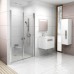 RAVAK CHROME CSDL2-120 sprchové dvere, bright alu + Transparent 0QVGCC0LZ1