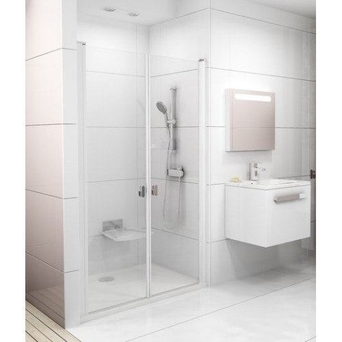 RAVAK CHROME CSDL2-110 sprchové dvere, white + Transparent 0QVDC10LZ1 RAVAK CHROME CSDL2-110 sprchové dvere, white + Transparent 0QVDC10LZ1