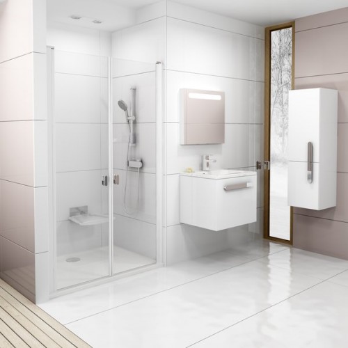 RAVAK CHROME CSDL2-120 sprchové dvere, white + Transparent 0QVGC10LZ1 RAVAK CHROME CSDL2-120 sprchové dvere, white + Transparent 0QVGC10LZ1