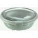 CURVER SMART TO GO 1L guľatá dóza s príborom 20x9cm zelená 00953-Q19