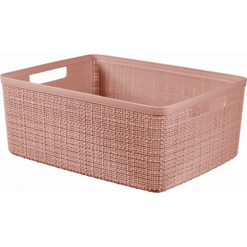 CURVER JUTE M 12L Košík 36 x 28 x 15 cm, ružový 01905-204