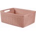 CURVER JUTE M 12L Košík 36 x 28 x 15 cm, ružový 01905-204