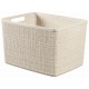 CURVER JUTE L 20L Košík 36 x 28 x 23 cm, béžový 01907-885