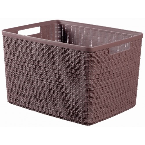 CURVER JUTE L 20L Košík 36 x 28 x 23 cm, hnedý 01907-J28