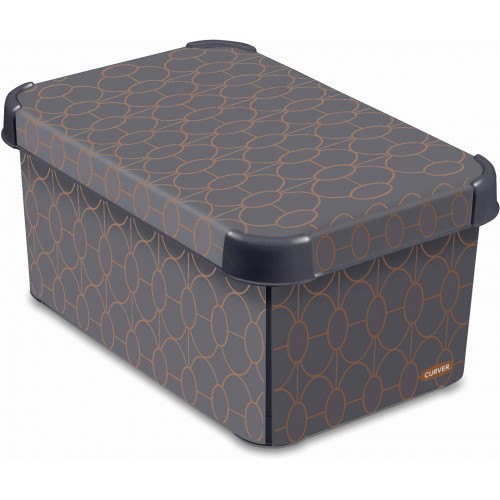 CURVER ART DECO S box úložný dekoratívny 29,5 x 19,5 x 13,5 cm 04710-A68