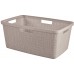 CURVER JUTE 46L Kôš na čistú bielizeň 59 x 39 x 26 cm, taupe 08091-308