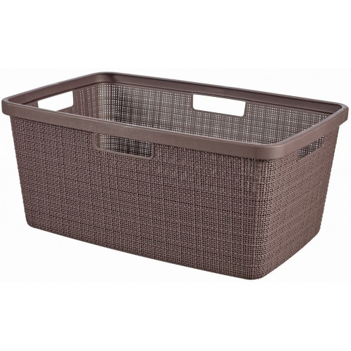 CURVER JUTE 46L Kôš na čistú bielizeň 59 x 39 x 26 cm, hnedý 08091-J28