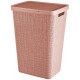 CURVER JUTE 58L Kôš na špinavú bielizeň 43 x 34 x 60 cm, ružový 08093-204
