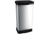 CURVER DECO BIN 50L Odpadkový kôš 39 x 29 x 73 cm strieborný 02162-582