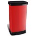 CURVER DECO BIN 50L Odpadkový kôš 39 x 29 x 73 cm červený 02162-931