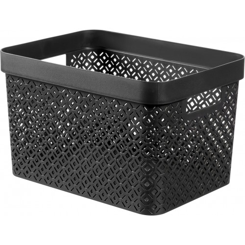 CURVER TERRAZZO L 17L Úložný box 36 x 27 x 22 cm čierny 01878-B79