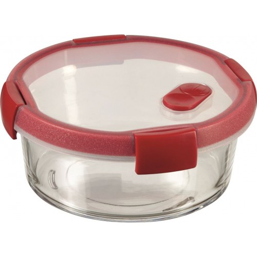 CURVER SMART COOK 0,6L dóza 16x7cm Transparent/červená 00117-472