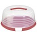 CURVER CAKE BOX ROUND s poklopom 34,7 x 15,2 cm červený 00416-472