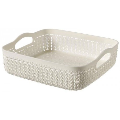 CURVER KNIT 2,8L Košík 23,4 x 23,2 x 7,4 cm krémový 00774-X64